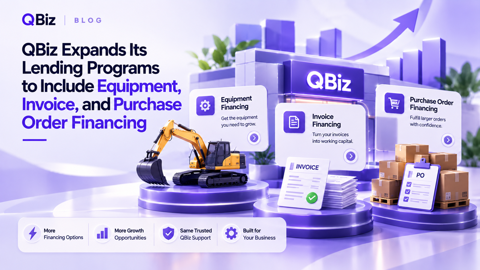 Business owner comparing equipment, invoice, and purchase order financing options on a laptop